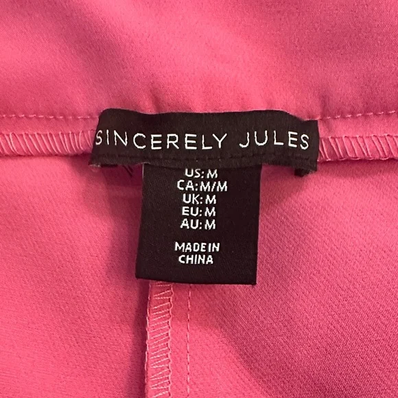 NWOT Sincerely Jules Pink Skort - Picture 5 of 5